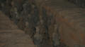 Close up Model of The Terracotta Warriors at Xian