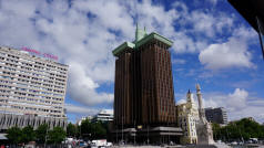 Unusual Building, Madrid, Spain