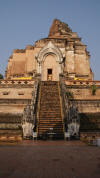 wat chiang man stairs